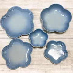 LE CREUSET フラワープレート Lサイズ 4枚セット - メルカリ