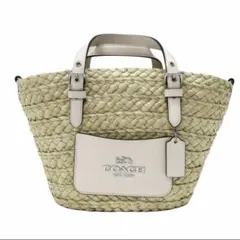 COACH ストロー トートバッグ 中型
