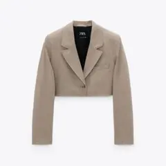 クロップドテーラードジャケット　ブレザー