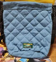 L.L.Bean キルティングバッグ 青