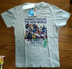ONE PIECE ロマンスタウンフォーザニュー・ワールド Tシャツ グレー