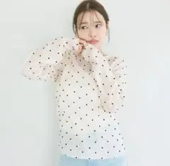 coca コカ　シースルードットトップス