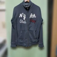 Abercrombie & Fitch グレー ジップアップスウェット
