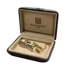 GIVENCHY 지방시 커프스 타이핀 세트 로고 금