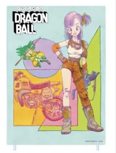 JCS限定　『DRAGON BALL』箔入りアクリルアート　孫悟空＆ブルマ