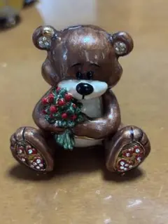小物入れ　アクセサリーケース　くま
