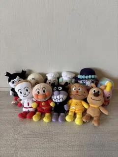 アンパンマン　プリちぃビーンズ　11体　ぬいぐるみセット