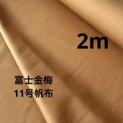 11号帆布（富士金梅） キャメル2m