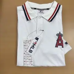 MLB Los Angeles Angels ポロシャツ Lサイズ　ホワイト新品