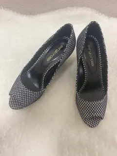 イタリアsergio rossi パンプス 34 22cm ウェッジソール美品