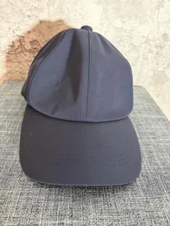 MUJI キャップ　ゴルフキャップ　シンプル ベースボールキャップ　ネイビー