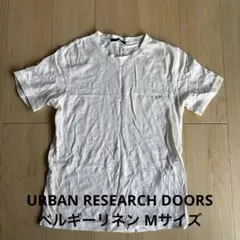 URBAN RESEARCH DOORS ベルギーリネン Tシャツ　Mサイズのサムネイル