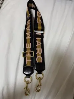 Marc Jacobs ストラップ ブラック/ゴールド/ピンク