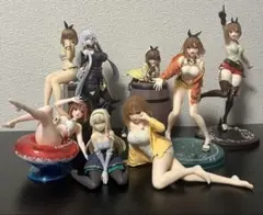 ライザのアトリエ フィギュア 8個セット ライザ リラ クラウディア
