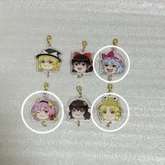東方Project アクリルチャーム セット ダイソーSeria コラボ