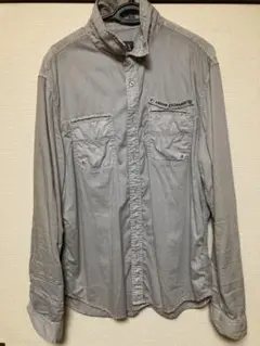 Armani Exchange グレー 長袖シャツ L