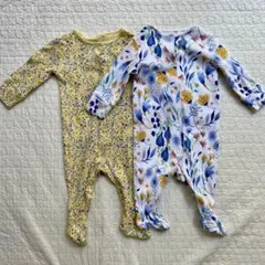 NEXT baby 花柄　足つきロンパース