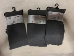 ユニクロ　150cm グレー レギンス 3枚セット