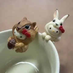 キティ　コップのフチの仲間達　北海道限定