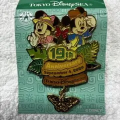 東京ディズニーシー 19周年 トレイル ピンバッジ Disney