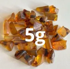 【天然】バルト海産 琥珀 さざれ石 5g｜穴なし