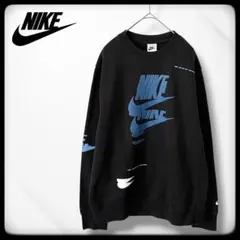 NIKE 裏起毛 スウェット スポーツウェア ブラック M 【古着】のサムネイル