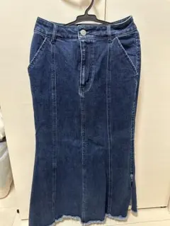 デニムマーメイドスカート