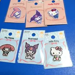 ダイソー セリア マイメロ キティ クロミ ワッペン