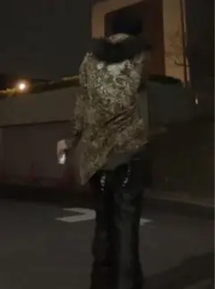 civerize ファー ヒョウ柄 ベロア パーカー