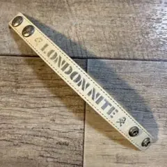 激レア ロンドンナイト 大貫憲章 LONDON NITE ブレスレット 白