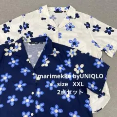 K289♪marimekko byUNIQLO レディース半袖シャツ2点XXLのサムネイル