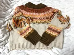 チャオパニックティピー　オレンジ　ニット