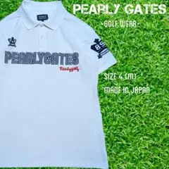 日本製 PEARLY GATES パーリーゲイツ　半袖ポロシャツ ゴルフウェア