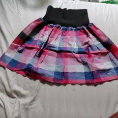NUSYカラフルチェックスカートのサムネイル