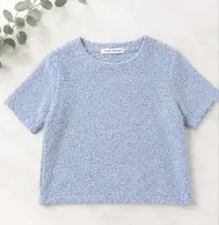 BLUE PALANG 半袖ニット ライトブルー