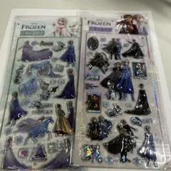 13番アナと雪の女王 アクリルボンボンドロップシール2枚セット