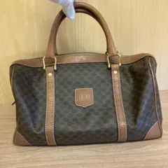 CELINE セリーヌ マカダム トリオンフ ボストンバッグ 旅行鞄 南京錠付
