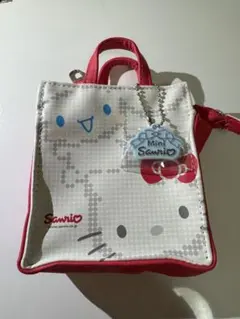 Mini Sanrio ハローキティ ショップバッグ風 ポーチ - メルカリ