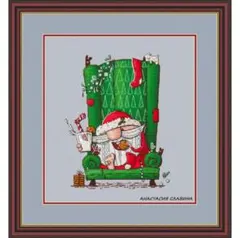 クロスステッチキット Santas Holidays