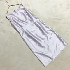 NEXT ネクスト ＊ ワンピース パープル 光沢 12 結婚式 二次会のサムネイル