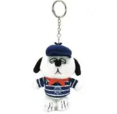 スヌーピー　SNOOPY　プチふわカラビナ　マスコット　オラフ　サマー　海軍風
