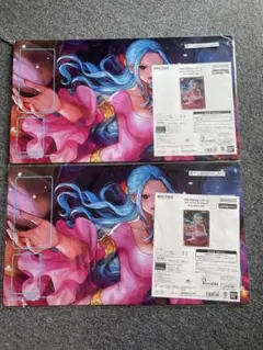 ONE PIECEカードゲーム ナミ プレイマット2枚＋プロモカード2枚 セット