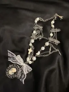 y2k フェアリーグランジ 十字架 ネックレス アンティーク gothic