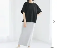 coca 半袖 エンボス　ブラックのサムネイル