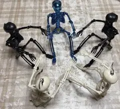 【ガイコツ　フィギュア　 5体】