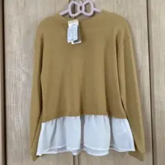 新品未使用⭐︎女児長袖カットソー 130cm