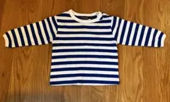 マリメッコ ボーダーTシャツ青 3m/60