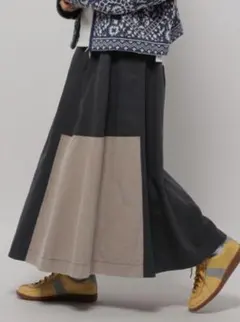 美品　niko and ... ニコアンド リメイクライクスカート L