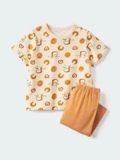 【110】UNIQLO パンどろぼう パジャマ 半袖 女の子　男の子　匿名配送