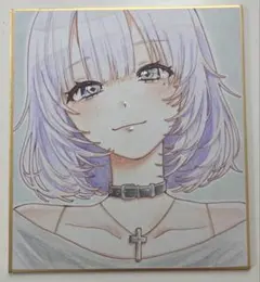 手描きイラスト 色紙 オリジナル